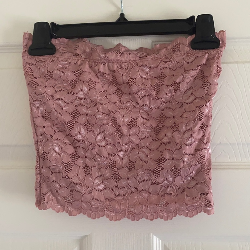 Floral Bandeau Crop Top